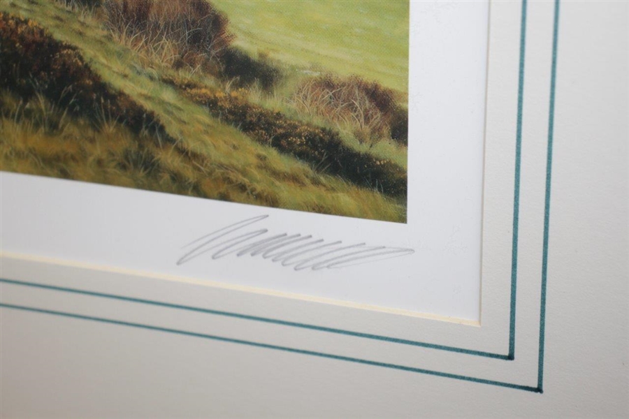 Ailsa Course Turnberry Print Signed by Artist Graeme Baxter - Framed