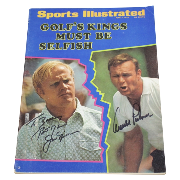 Arnold Palmer & Jack Nicklaus Signed June 1, 1970 Sports Illustrated Magazine JSA ALOA