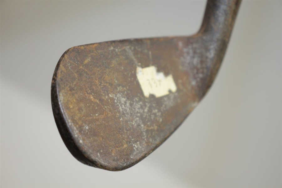 Circa 1880 Smooth Face Iron with Illegible Head Stamp - 38 3/4