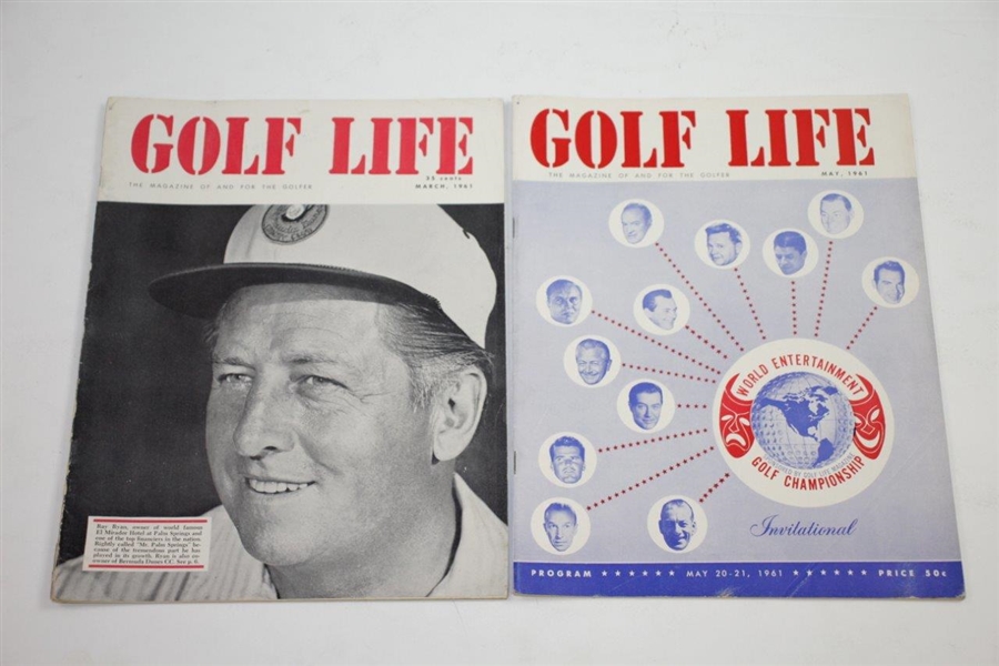 1961 Golf Life Golf Magazines - Eight (8)