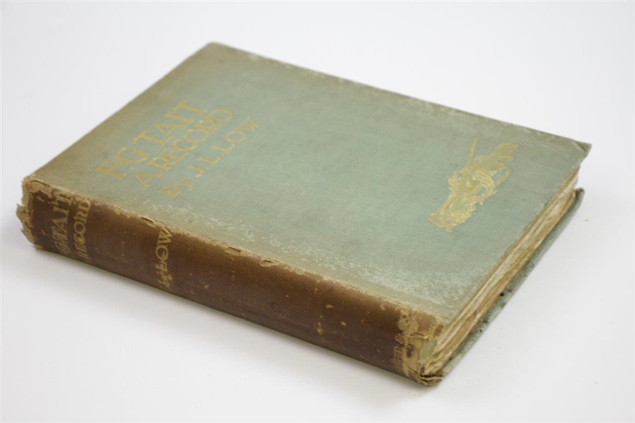 1900 'F.G. Tait: A Record Being His Life, Letters, & Golfing Diary' Book by John L. Low Sourced From Bert Yancey