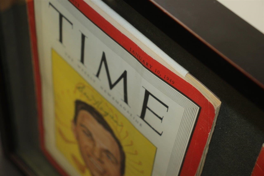 Ben Hogan (1949) & Sam Snead (1954) Signed TIME Magazines - Framed JSA ALOA