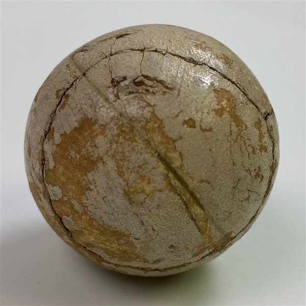 Circa 1840 W & J Gourlay Feather Ball with Weight Marking