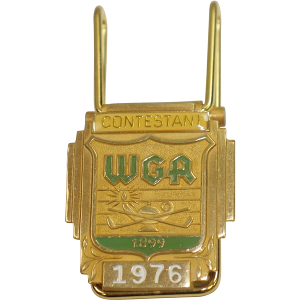 Bobby Wadkins' 1976 WGA Contestant Money/Clip Badge