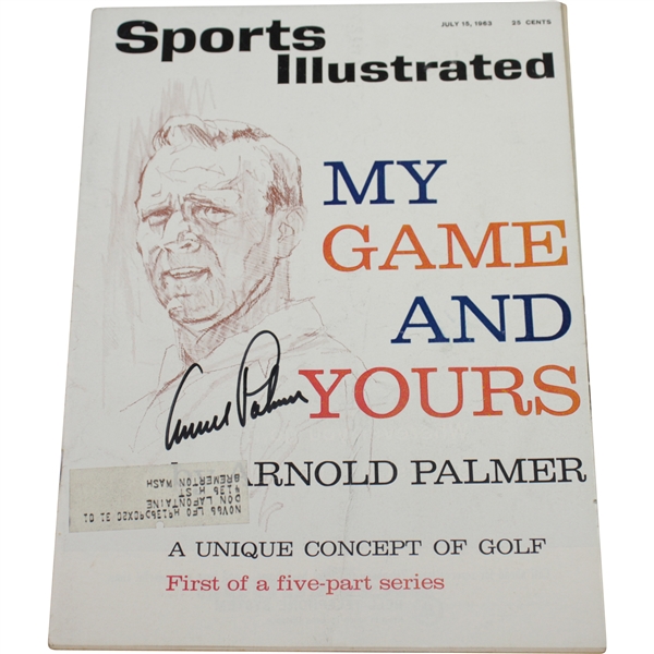 Arnold Palmer Signed 1963 Sports Illustrated Magazine JSA #P36663