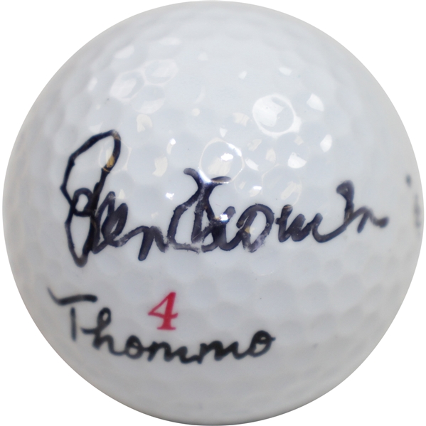 Peter Thomson Signed 'Thommo' Logo Golf Ball JSA ALOA