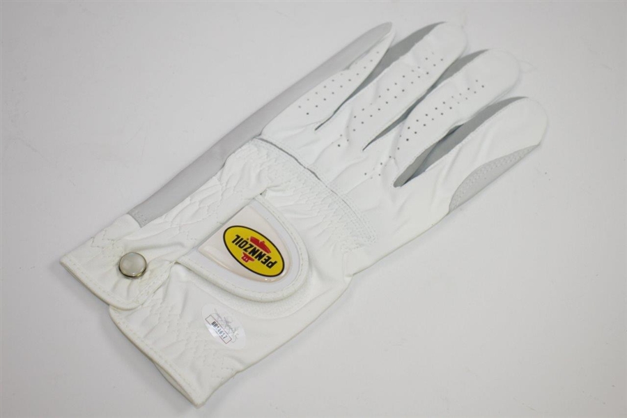Arnold Palmer Signed Pennzoil Left-Handed Golf Glove JSA FULL #BB14617