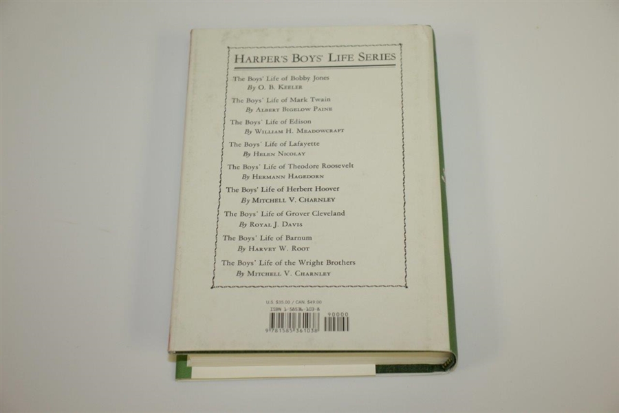 'The Boys' Life of Bobby Jones' by O.B. Keeler Book 2002 Printing w/ Dust Jacket 