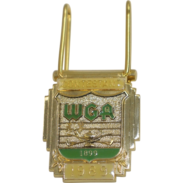 Bobby Wadkins' 1989 WGA Contestant Money/Clip Badge