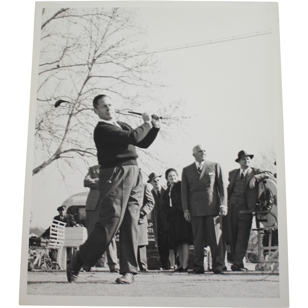 Original Bobby Jones at East Lake CC 1946 Polio Drive News Service Photograph