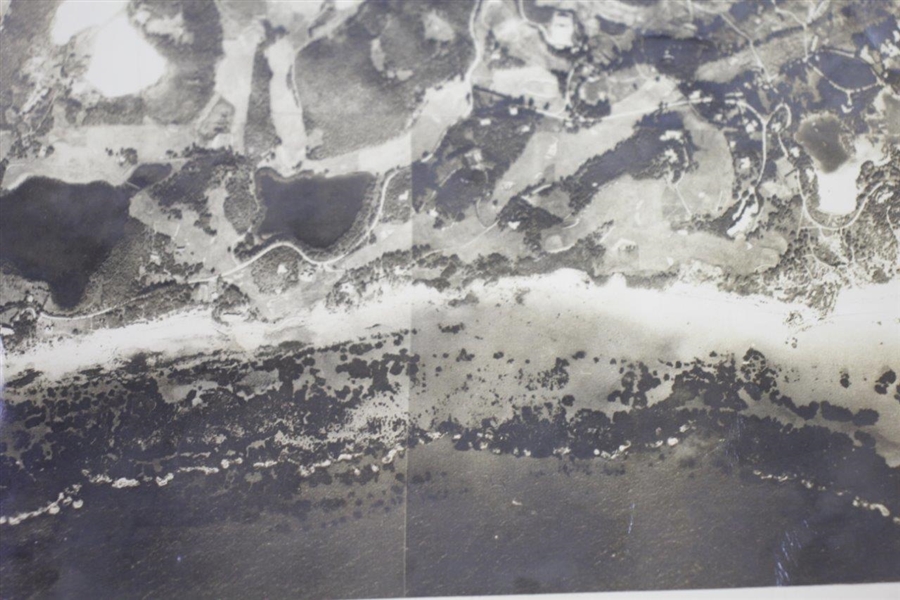 Circa 1943 Original British Government R.N.A.S. Aerial Photograph of Famed C.B. Macdonald Bermuda Mid-Ocean Course