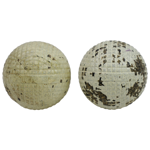 Two Vintage Musselburgh Golf Balls