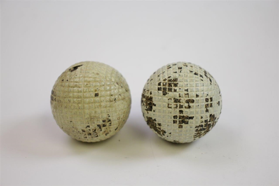 Two Vintage Musselburgh Golf Balls