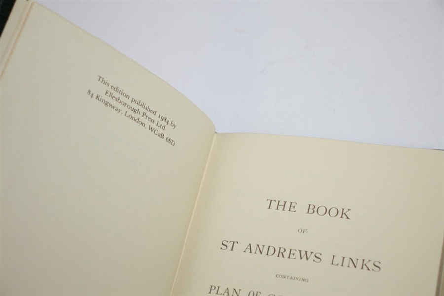 1984 Ltd Ed 'The Book of St. Andrews Links' with Slipcase #193/200 Signed by Stewart Larson