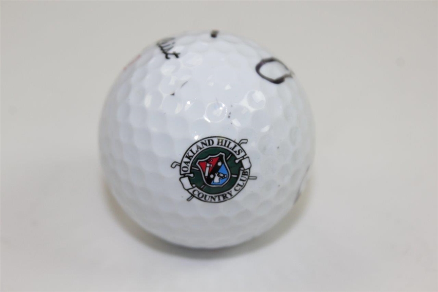 David Graham Signed Oakland Hills Country Club Logo Golf Ball JSA ALOA
