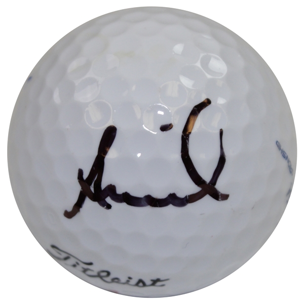 Annika Sorenstam Signed Titleist Logo Golf Ball JSA ALOA