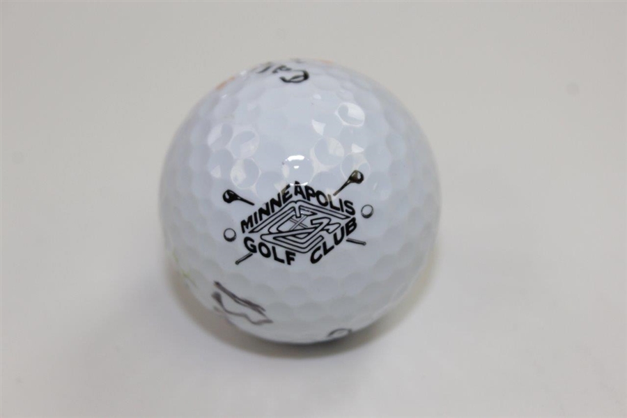Bob Rosburg Signed Minneapolis Golf Club Logo Golf Ball with '59' Notation JSA ALOA