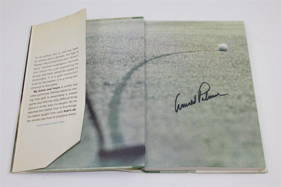 Arnold Palmer Signed 'My Game & Yours' First Printing Golf Book JSA ALOA