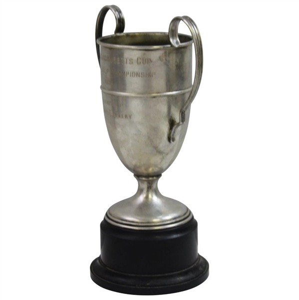Eddie Lowery's 1933 Massachusetts Cup Golf Amateur Championship Runner-Up Trophy