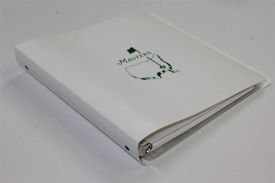 2014-2015 Masters Tournament Player Guide with Rules & Information Packet - Molinari