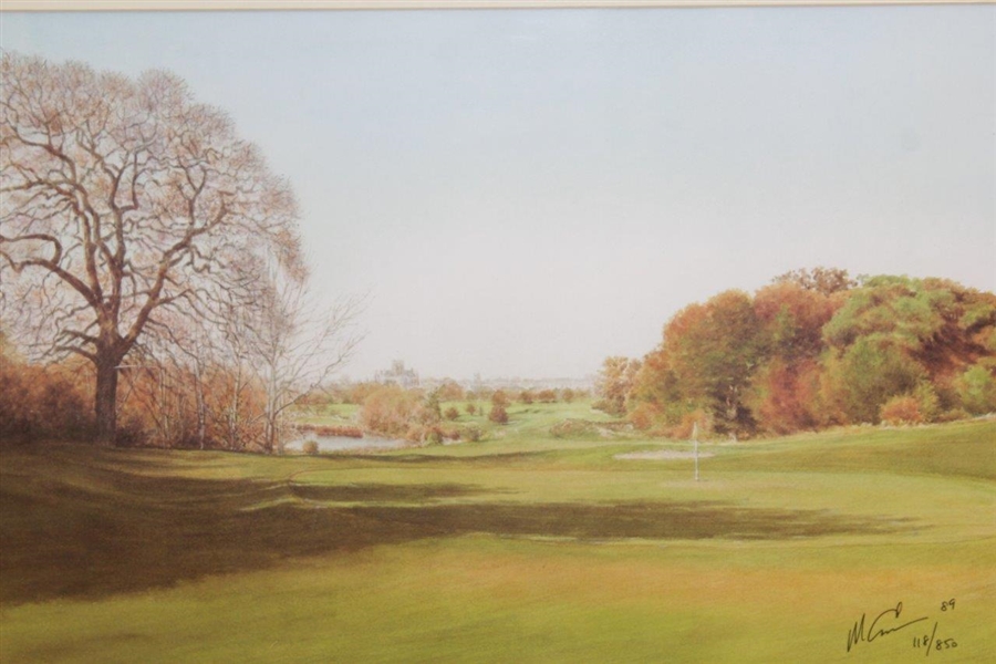 Ltd Ed Around & About with Alliss 7th hole at Verulam GC - Sam Ryder Home Club Signed by Artist Peter Alliss 