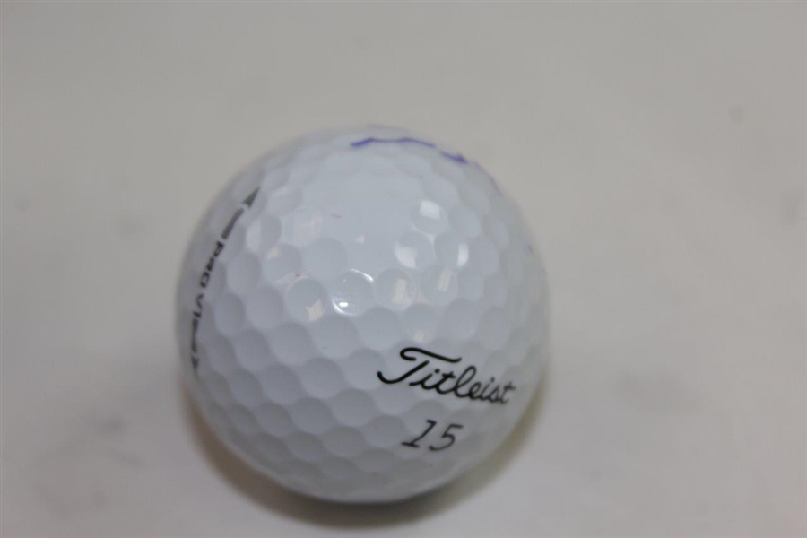 Jordan Spieth Signed Masters Berckman's Place Logo Golf Ball JSA #HH62587