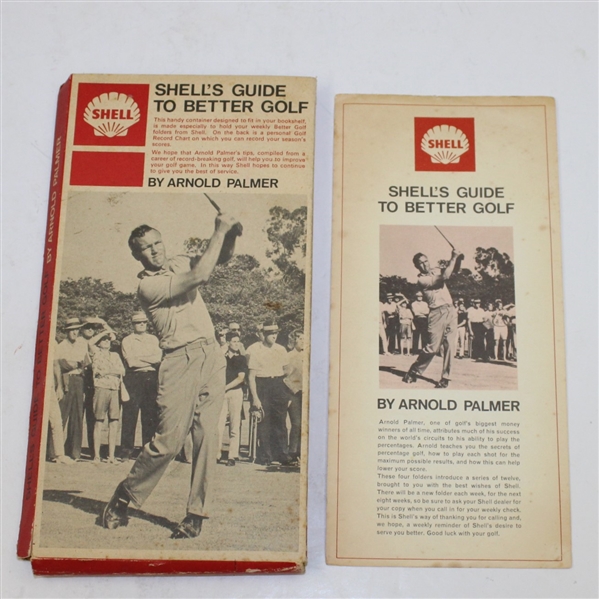 Early 1960's Arnold Palmer's 'Shells Guide to Golf' - Complete Set #1-12