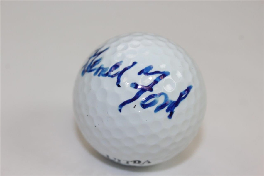 Gerald Ford Signed Wilson Ultra Logo Golf Ball JSA ALOA