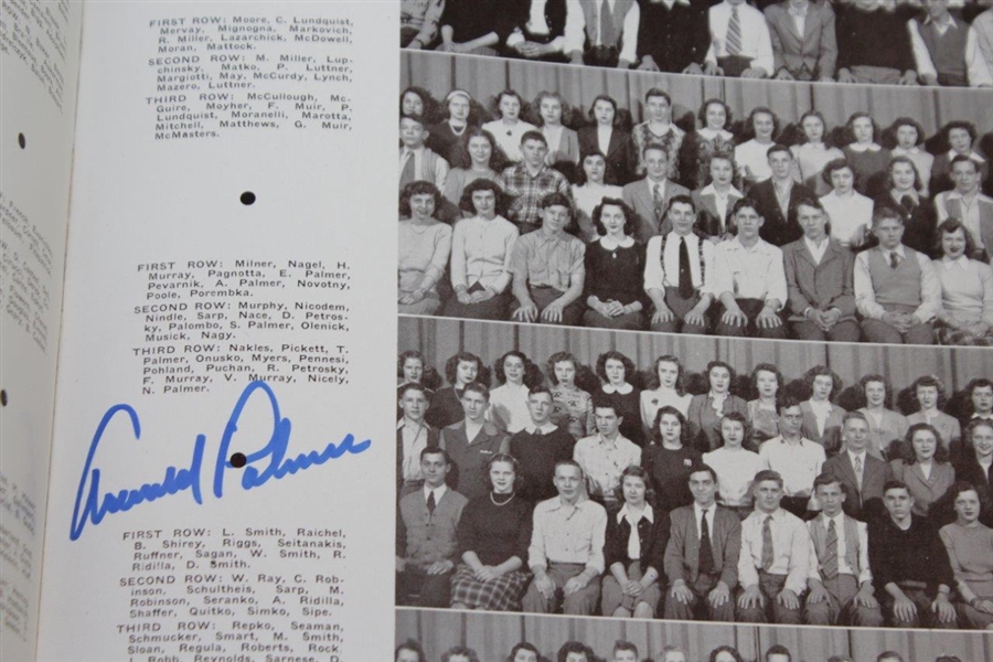 Arnold Palmer Signed 1946 The Latrobean - Junior Year High School Yearbook JSA ALOA