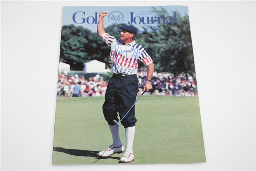 Payne Stewart Signed Golf Journal with 1999 US Open Full Ticket Set, Ydg Guide, & Scorecard JSA ALOA 