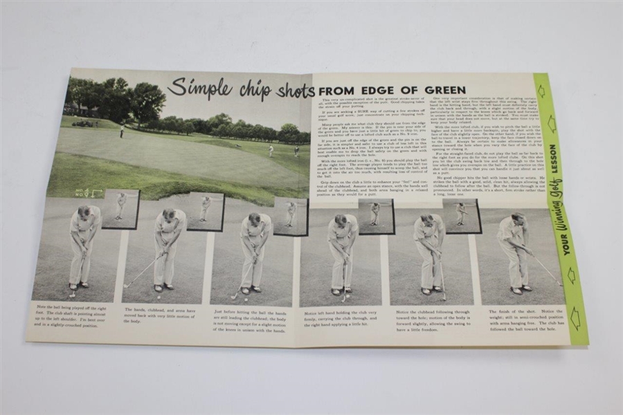 Vintage 'Winning Golf' with Byron Nelson Lesson-Minder Kit Booklets #1-12
