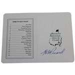 Henry H.G. Picard Signed Augusta National Golf Club Scorecard JSA ALOA