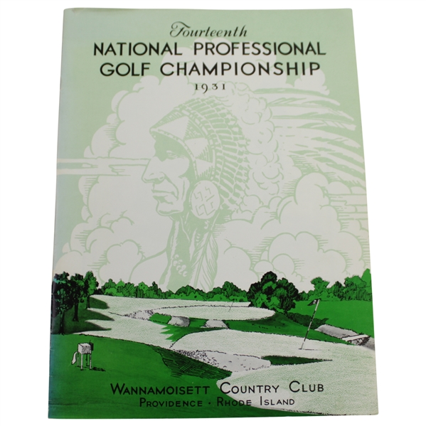 1931 PGA Championship at Wannamoisett Country Club Official Program -  Tom Creavy Winner