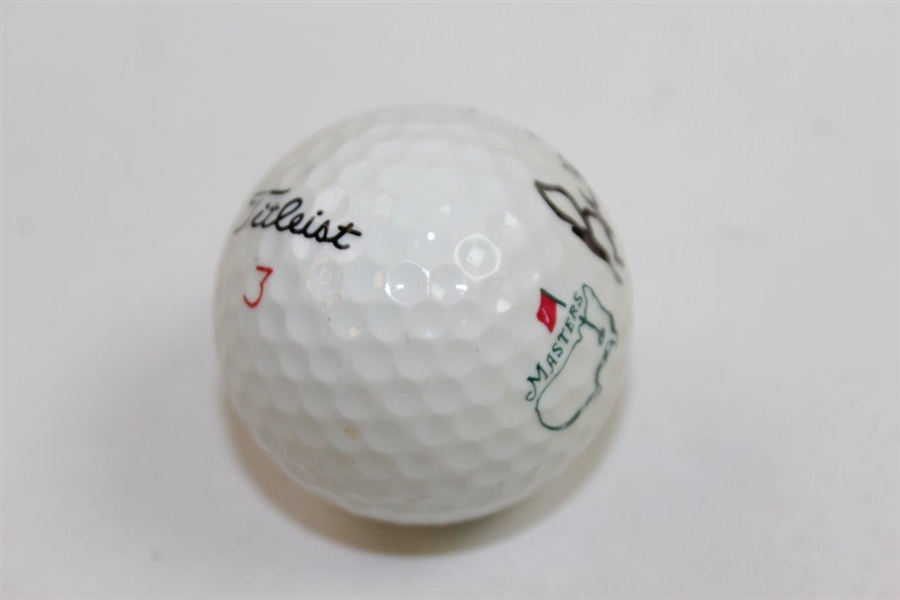 Byron Nelson Signed Masters Tournament Logo Golf Ball JSA ALOA
