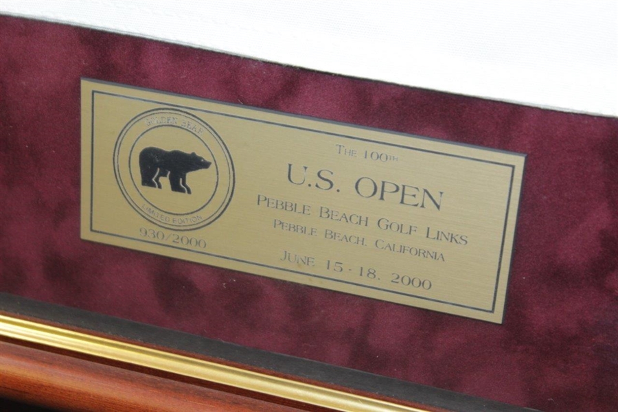 Jack Nicklaus Signed Ltd Ed 'The 100th US Open' 2000 US Open Pebble Flag JSA ALOA
