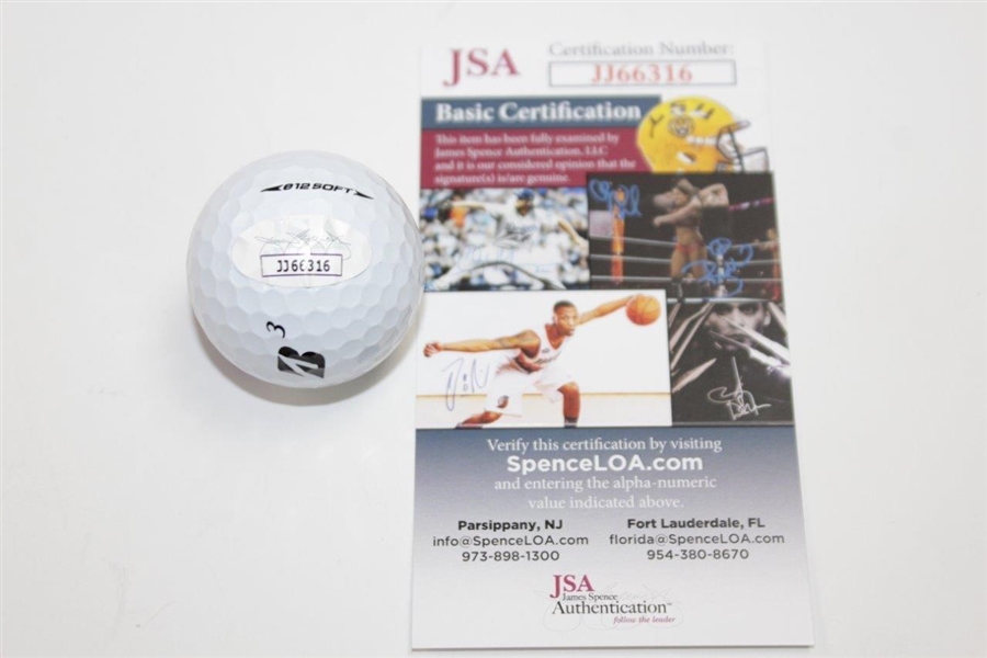 Scottie Scheffler Signed Bridgestone Logo Golf Ball JSA #JJ66316