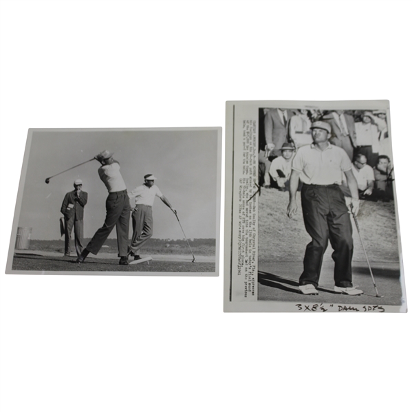 Bob Goalby 1961 Wire Photos from LA Open & Bing Crosby