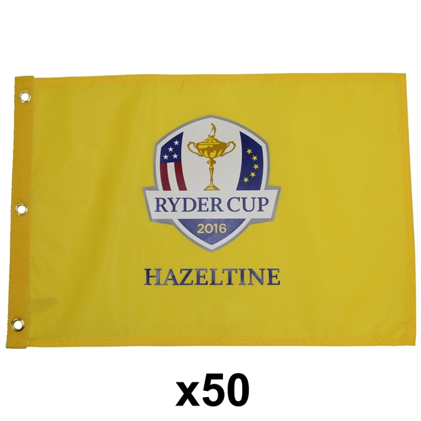 Fifty 2016 Ryder Cup at Hazeltine Yellow Screen Flags (50)