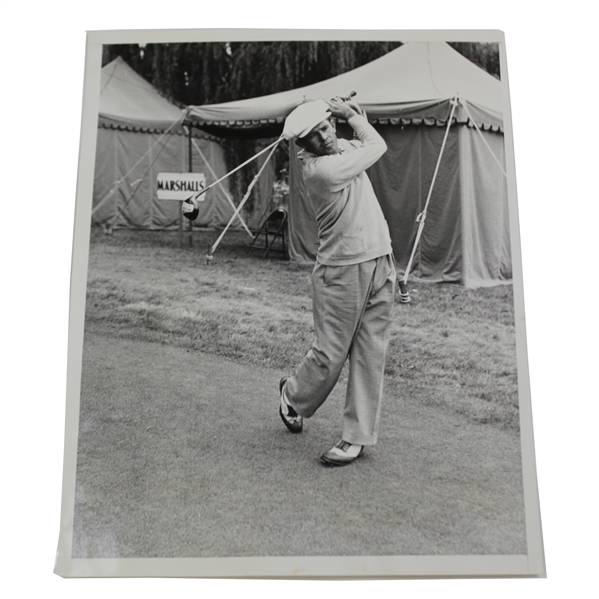 1936 Roger Peacock at National US Amateur Golf Garden City NY Press Photo - 7 x 9