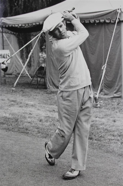 1936 Roger Peacock at National US Amateur Golf Garden City NY Press Photo - 7 x 9