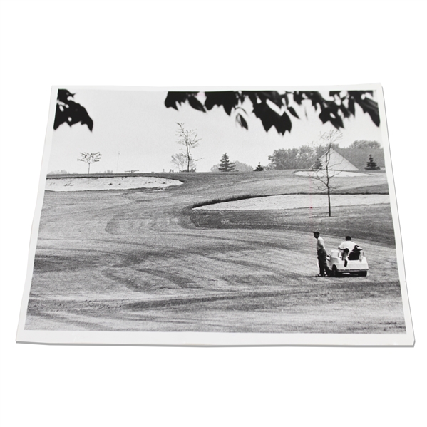 1958 North Shore Country Club 16th Hole Press Photo - 8 x 10
