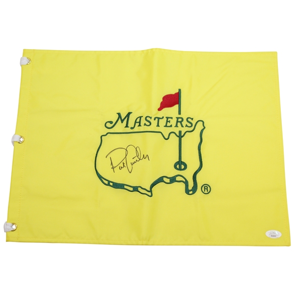 Patrick Cantlay Signed Undated Masters Embroidered Flag JSA #HH26545