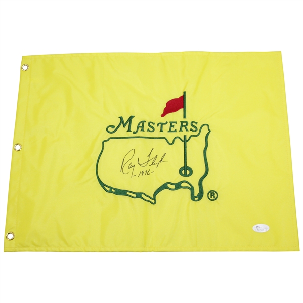 Ray Floyd Signed Undated Masters Embroidered Flag with '1976' JSA #N37210