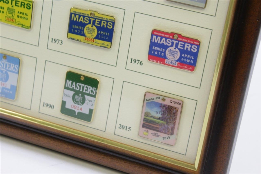 2016 Masters Tournament Augusta National Ltd Ed Series/Ticket Badge Pin Set #93/250