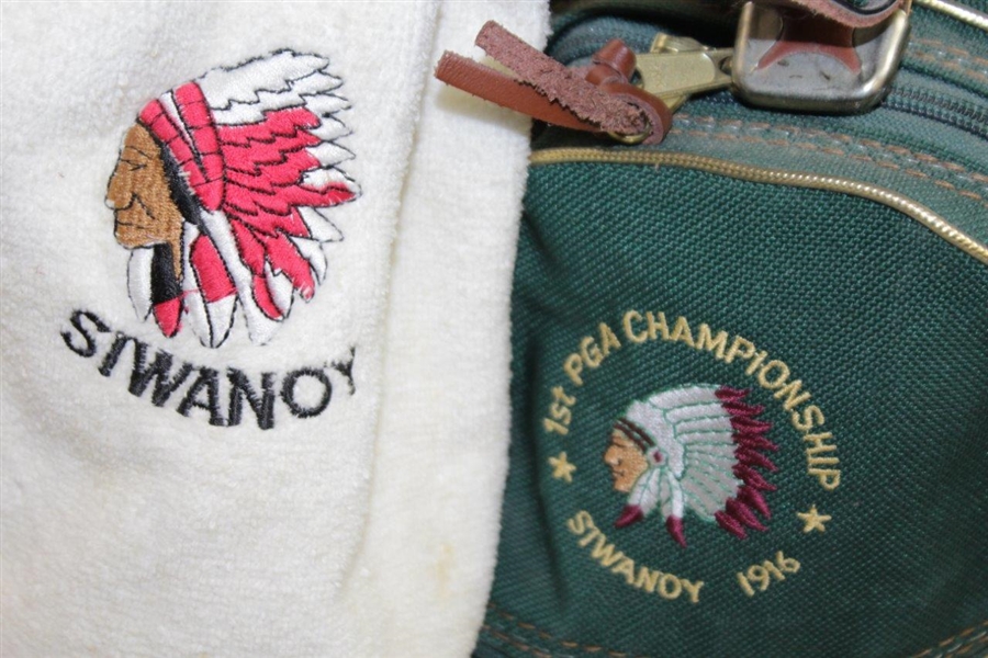 Siwanoy Logo Full Size Golf Bag with Towel - Host of 1st PGA Championship in 1916