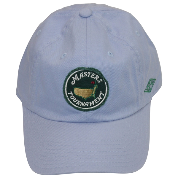 Masters Tournament Berckman's Circle Patch Logo Lt Blue American Needle Caddy Hat