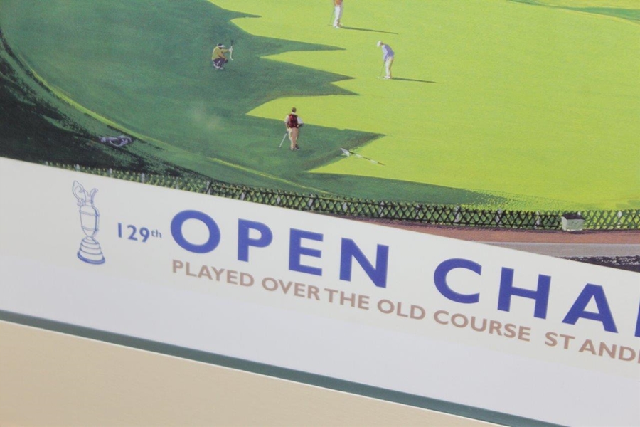 2000 OPEN Championship Ltd Ed Ken Reed at The Old Course St. Andrews Print #87/500 - Framed
