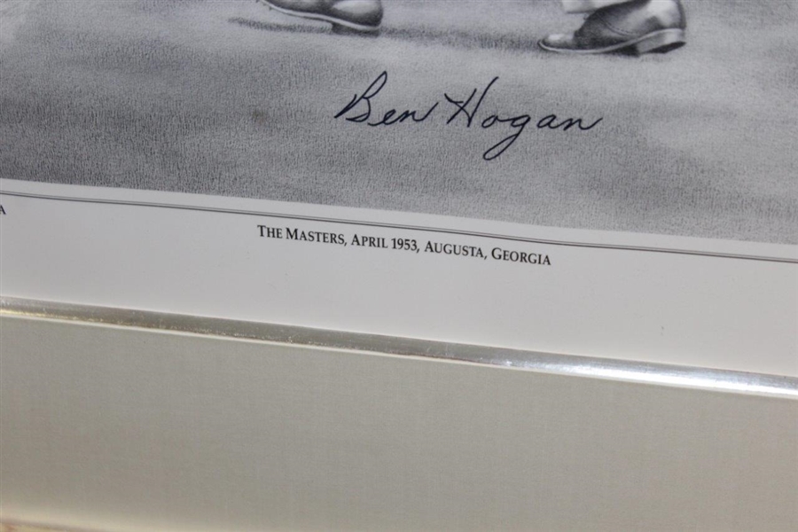 Ben Hogan Signed 1992 Harold Bluestein Ltd Ed Lithograph 1953: The Hogan Years 54/3500 - Framed JSA ALOA