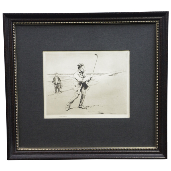Sears Gallagher Original Drypoint Etching - Framed