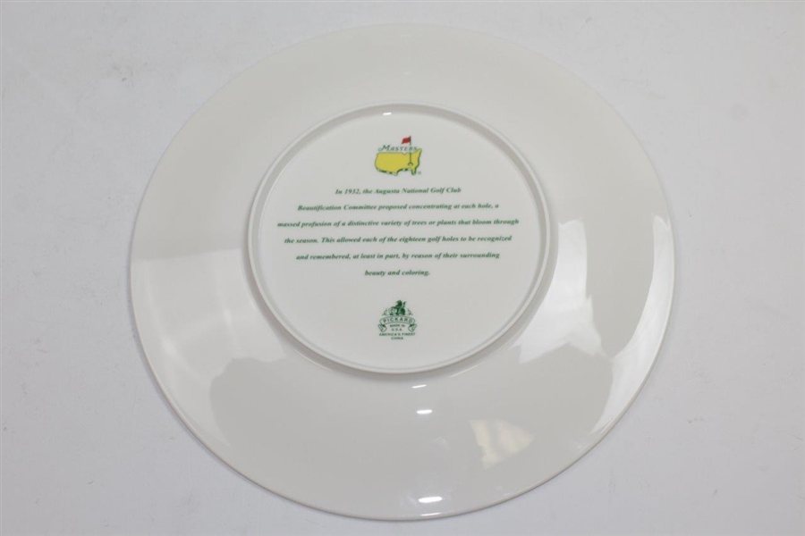 Masters Tournament Pickard Beautification Committee Plate in Original Box